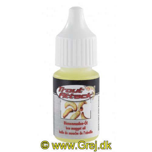 4005652104355 - Trout Attack, bienemaden olie - 001 6007 000<br>A 100% natural product which serves primarily to release the dough well from the dough shaper. Simply brush the cheeks of the dough shaper with the oil.