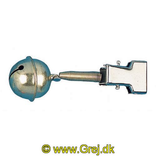 4005652111599 - Metal klokke holder for stangspids med flad klemme - Længde:8cm. - 001 1980 004<br>With flat clamp, Length 8cm.
