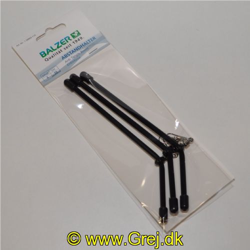 4005652175980 - Spacer - Længde:15cm. - Farve:Sort - 001 5895 115<br>Spacer black 15cm