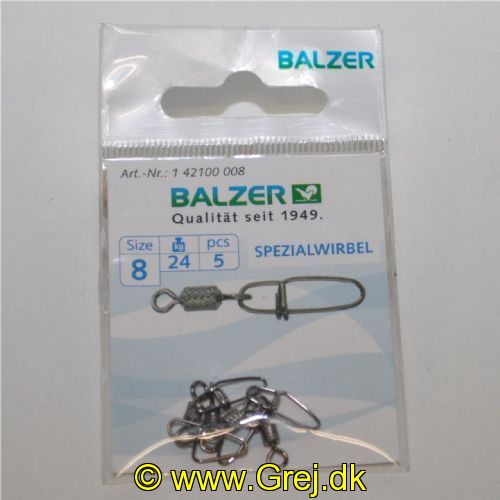 4005652198804 - Special swivel med snap hægte - Brudstyrke:24kg. - 001 4210 008<br>Special swivel with Snap #8