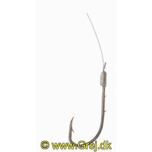 4005652199511 - Camtec Speci forfang med ormekrog - Længde:60cm. - Farve:Brun - 001 7825 006<br>Camtec Speci Worm hook bronze, leader length 60cm #6