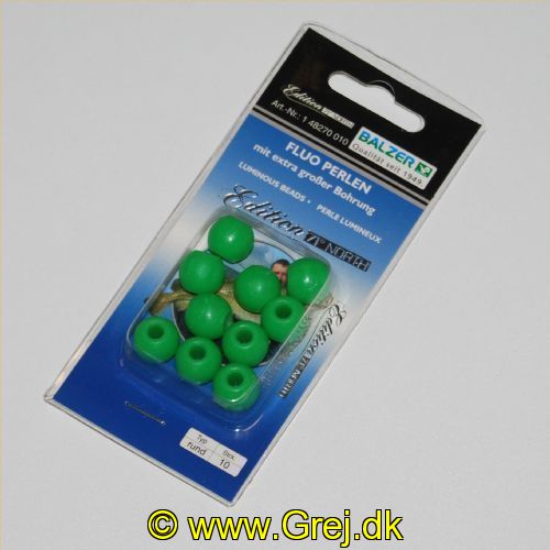 4005652299198 - 71° North, flouriserende perler - Farve:Fluo. - Variant:Rund - 001 4827 010<br>Luminous beads with an extra large hole suitable for lines thicker than 1.00mm.