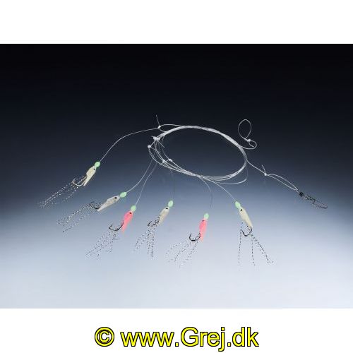 4005652807270 - Edition Sea, makrelforfang, paternoster - Længde:130cm. - 001 4755 004<br>Perfect systems for catching mackerel. All leaders are equipped with swivels, onto which you can hang pilkers or lead.