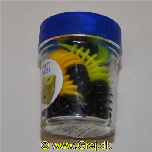 4005652829449 - Trout Collector, Trout Worms med duft - 70mm. - Vægt:1.5g. - Farve:Mix 2 - Smag/duft:Ost - 001 6069 207<br>Our Trout Collector series offers a well thought-out complete program for eminently successful fishing with softbait for trout. In addition to various softbait, we offer a selection of special hooks that are already fitted with tungsten heads. With our softbaits, the main axes are not round, but flattish, and there’s a generous distance between the slats. This design gives the Trout Collectors a unique flexibility. The baits are floaters, and when used with our tungsten hooks of varying weights, every layer of water can be fished. Our classic, which, with its slim Pin Tail and colour combinations, becomes a universal weapon. It’s most effective when the fish are reasonably active. To make your selection easier, our Trout Attack Team has put together 4 different mix packs. Each 5cm and 7cm and 4 flavors (garlic, fish, pellet and - new in the range - sweet cheese). Each assortment contains 10 Trout collectors (5 colours of 2 pieces each). Supplied in vacuum-sealed transparent boxes.