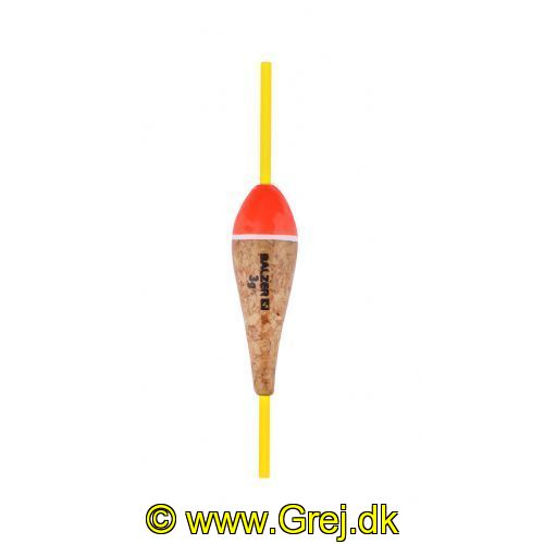 4005652838892 - Kork fl&aring;d, aflang - Længde:11.5cm. - Vægt:2g. - 001 5225 002<br>Cork float, oval, 2g