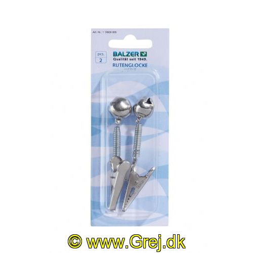 4005652841403 - Stangspids klemme med klokke, metal - 001 1980 005<br>Rod bell with clamp.