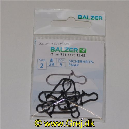 4005652845036 - Safety snap - Brudstyrke:29kg. - 001 4223 002<br>The expansive arc provides for super, natural bait play.