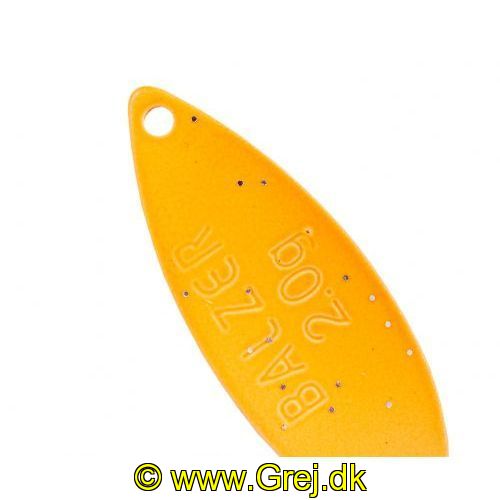 4005652845661 - Metallica ICE Spoon - 27mm. - Vægt:2g. - Farve:Blå/orange - 001 6098 204<br>Our new spoons with a triple appeal. Copious particles that look like small scales glitter on the anodised upper surface. The colour contrast is then found on the reverse. Incredibly successful!