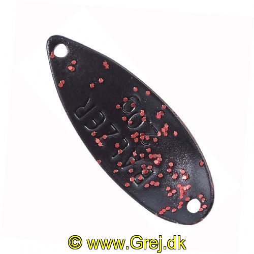 4005652845678 - Metallica ICE Spoon - 27mm. - Vægt:2g. - Farve:Rød/sort - 001 6098 205<br>Our new spoons with a triple appeal. Copious particles that look like small scales glitter on the anodised upper surface. The colour contrast is then found on the reverse. Incredibly successful!