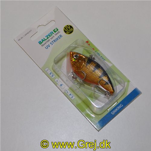 4005652854199 - Colonel UV Striker, Lipless - 55mm. - Vægt:9g. - Farve:Ghost - Baittype:Synkende - 001 3474 017<br>Colonel UV STRIKER - luring hardbaits at affordable prices. The brand new Colonel UV Striker impress with great new decors that are currently fished in Japan and the United States. In addition to the good running properties, the secret of these hardbaits is that they are all UV active. Especially in murky water and at dusk an immense advantage. All hardbaits are equipped with matt silver chemically sharpened round-bent treble hooks. 

This sinking hardbait has no diving scoop. It is simply reeled in, creating very strong vibrations, attracting the side lines of the predators. At 5.5cm it is ideal for perch, chub and asp. Type: sinking.