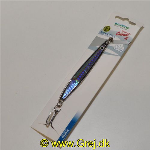 4005652855530 - Colonel Z havørred spoon, UV - 10mm. - Vægt:22g. - Farve:Sølv reflex - 001 3365 022<br>Excellent seatrout lures made of zinc-alloy in attractive colours. Needle-sharp treble hooks with double split ring minimises the drop-out rate.