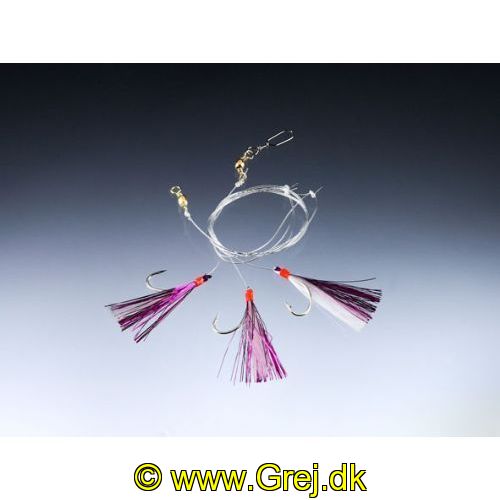 4005652855783 - Edition Sea, makrelforfang - Længde:180cm. - Farve:Pink - 001 4737 002<br>Mackerel leader pink, 1.80m, 0.40/0.60 fletline, hook size 1
