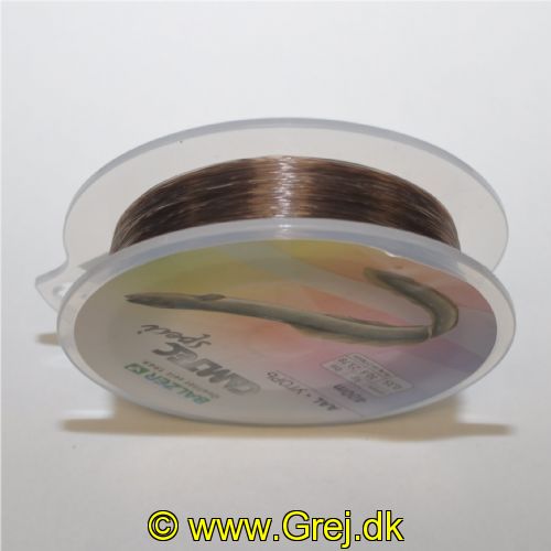4005652857633 - Camtec Speci monofil line - Rullekapacitet:400M. - Brudstyrke:10.8kg. - Farve:Brun - Variant:Eel - 001 2178 035<br>Camtec Speci Line: The newly launched Camtec Speci lines with new attractive spools and new target fishes/types of fishing such as perch and feeder.