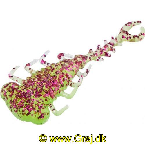 4005652861630 - Shirasu Street Micro Beast - 38mm. - Vægt:0.5g. - Farve:Purple/Chartreuse - Baittype:Flydende - Smag/duft:Blæksprutte - 001 3399 303<br>The legs of this micro creature baits play seductively with the slightest movement of the rod. If the perch have adjusted to small food, this bait scores. The Micro Beast floats, making it ideal for drop shot and ned rigs. Exactly suitable for our Stand Up Jigheads! With squid flavor. Floating.