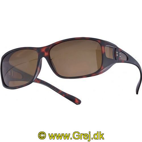 4005652863535 - Polaroidbriller - Farve:Brun - Variant:Porto - 001 8731 005<br>With brown lenses and a modern frame. The wide bracket offers the eyes good protection against wind from the side and incidence of light.
