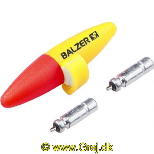 4005652863962 - Trout Attack, LED pilotflåd med 2 batteries - 25mm. - Farve:Orange/gul - 001 6095 000<br>Trout Attack LED Pilot Ball: This is what trout anglers have been waiting for: a pilot ball with LED light. This allows fishing at dusk and at night. Simply clipped onto the line. Supplied with 2 stick batteries.