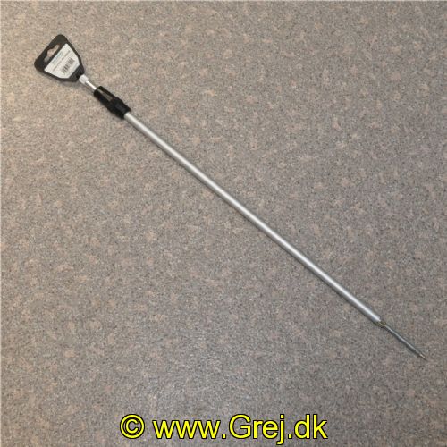 4005652864105 - E. Bankstick med rustfri st&aring;l tip - Længde:105cm. - 001 1952 105<br>Bankstick with steel tip: Telescopic aluminum banksticks with steel tip that can also be driven into hard soil. Delivered with self-service trailers.