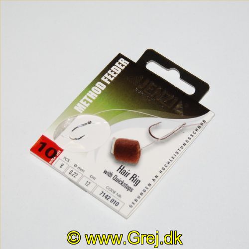 4014037714256 - Hair Rig str.10 - 8 stk 0,22 mm tykkelse og 12 cm lang