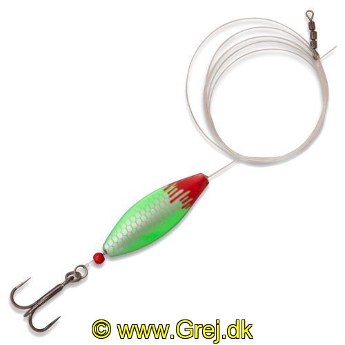 4029569209903 - 4g. Bloody Inliner silver/green (Sølv/Grøn)<BR>
Inline blink. rigget op. og klar til brug! Fisk dem på UL grej. eller efter et bombardaflåd. 
Gennemløbere er altid uhyre effektive i P&T søer. men prøv dem også i fjorden og på kysten efter de blanke havørreder. Ligeledes er gennemløbere også perfekte for aborre fiskeren.<BR>
Blinket kan fiskes i små ryk. eller med et jævnt tempo - men glem aldrig de vigtige spinnestop!
<BR>
<LI>4 gr. - 80cm line - 0.24mm (Bloody Inliner)</LI> 