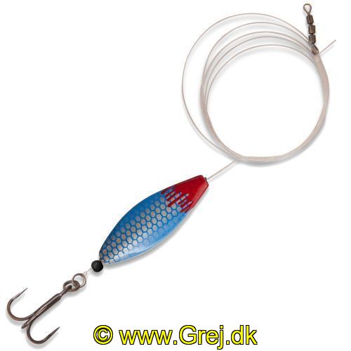 4029569209958 - 4g. Bloody Inliner silver/blue (Sølv/Blå)<BR>
Inline blink. rigget op. og klar til brug! Fisk dem på UL grej. eller efter et bombardaflåd. 
Gennemløbere er altid uhyre effektive i P&T søer. men prøv dem også i fjorden og på kysten efter de blanke havørreder. Ligeledes er gennemløbere også perfekte for aborre fiskeren.<BR>
Blinket kan fiskes i små ryk. eller med et jævnt tempo - men glem aldrig de vigtige spinnestop!
<BR>
<LI>4 gr. - 80cm line - 0.24mm (Bloody Inliner)</LI> 