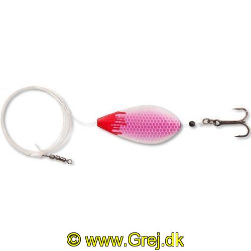 4029569210022 - 8g. Fat Bloody Inliner pink/white (Pink/Hvid)<BR>
Inline blink. rigget op. og klar til brug! Fisk dem på UL grej. eller efter et bombardaflåd. 
Gennemløbere er altid uhyre effektive i P&T søer. men prøv dem også i fjorden og på kysten efter de blanke havørreder. Ligeledes er gennemløbere også perfekte for aborre fiskeren.<BR>
Blinket kan fiskes i små ryk. eller med et jævnt tempo - men glem aldrig de vigtige spinnestop!
<BR>
<LI>8 gr. - 80cm line - 0.28mm (Fat Bloody Inliner)</LI>