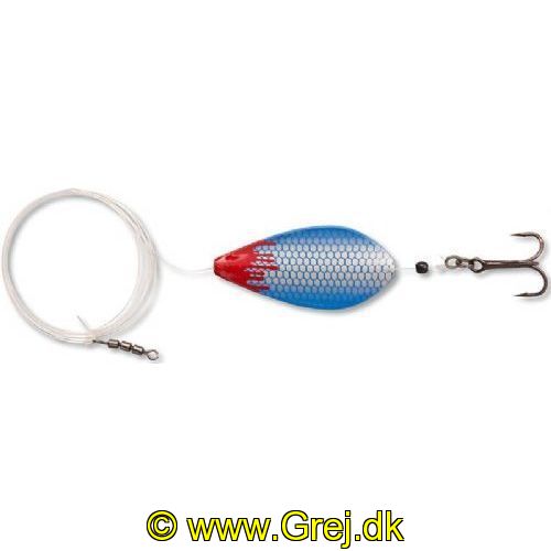 4029569210039 - 8g. Fat Bloody Inliner silver/blue (Sølv/Blå)<BR>
Inline blink. rigget op. og klar til brug! Fisk dem på UL grej. eller efter et bombardaflåd. 
Gennemløbere er altid uhyre effektive i P&T søer. men prøv dem også i fjorden og på kysten efter de blanke havørreder. Ligeledes er gennemløbere også perfekte for aborre fiskeren.<BR>
Blinket kan fiskes i små ryk. eller med et jævnt tempo - men glem aldrig de vigtige spinnestop!
<BR>
<LI>8 gr. - 80cm line - 0.28mm (Fat Bloody Inliner)</LI>