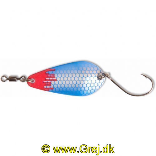 4029569210190 - Magic Trout Boody Spoon 3.5g - Blå/Grå med røde blod stænk.<BR><BR>Magic Trout Bloody blink er en mini skeblink for UL fiskeriet som er meget voksende i disse år efter alle ørred arter.<BR>
Den ekstraordinære gang i vandet af Bloody Spoon kombineret med sine ultra attraktive farver. gør Bloody spoon til et ekstraordinært våben til enhver ørred sø.