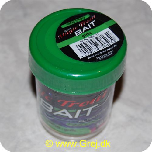 4029569398232 - Magic Trout Bait - Hvid glitter med Garlic (hvidløg) - 50 gram