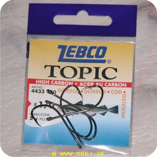 4029569480968 - TOPIC High carbon Kroge - enkelt krog - str. 1/0