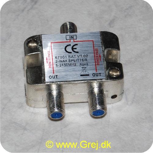 4040849670015 - Antenne splitter 1 til 2