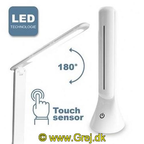 4250040935664 - Bord lampe hvor selve lyset kan vippes og den bruger 3 stk. AA batterier.