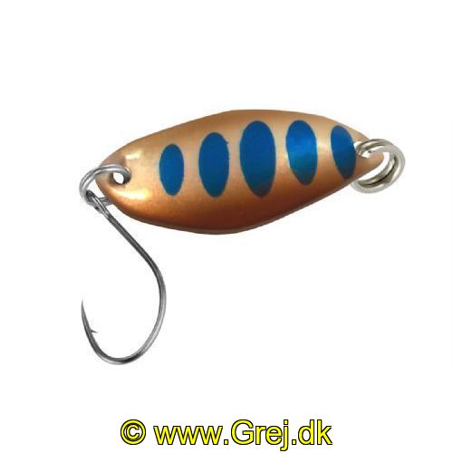 4250203344623 - FTM Fishing Tackle Max Skeblink Fly 1.2g - Sølv med blå striber og brun kant med sort bagside<BR>
<BR>FTM FTM Fishing Tackle Max Skeblink Tango er en mini skeblink for UL fiskeriet som er meget voksende i disse år efter alle ørred arter.