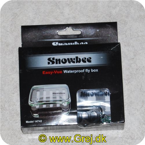 4710681147425 - Snowbee Easy Vue Flueæske - Udv. mål 12x9.5x4cm - 2 sidet - Vandtæt<BR>
Model:14742