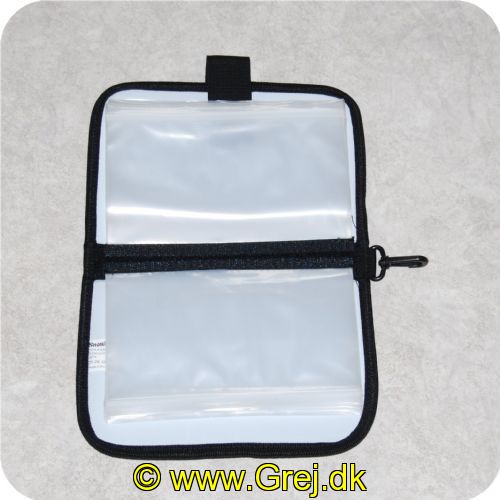 4710681194436 - Snowbee Saltvands Forfangsmappe - Rig og trace Wallet - Lukkes med velcro - Lommerne kan tages ud - Lommestørrelse12x20cm - I alt 12 lommer