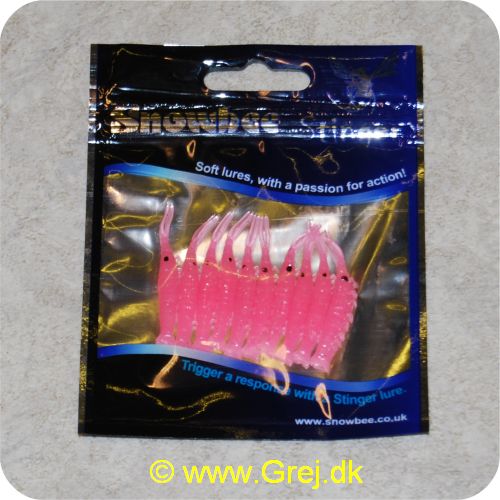 4710681570865 - Snowbee Stinger Soft Lures - Rejer - 10 stk - 4cm/0.5g - Pink