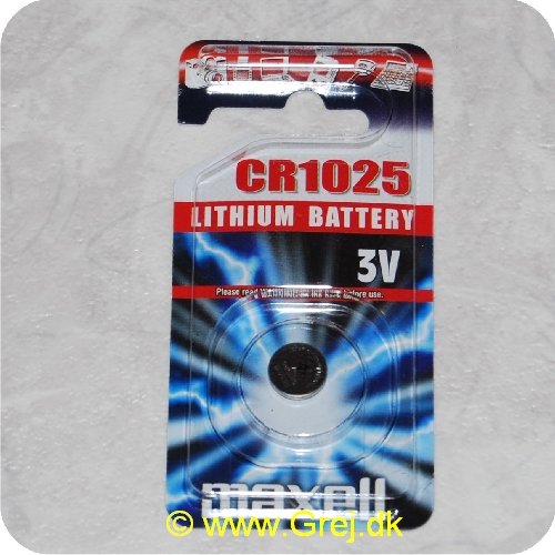 4902580102975 - 3V CR1025 lithium batteri