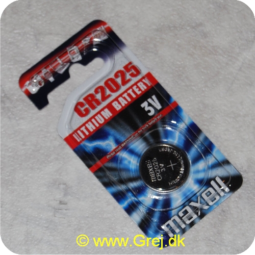 4902580103033 - Maxell CR2025 - Lithium batteri - 3V