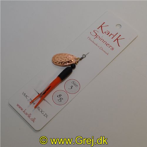495907308 - Karl K Spinners - Put and Take - 8g - Str. 3 - Sort/Orange gummi og kobber blad