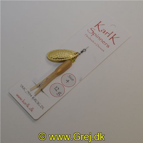 497017412 - Karl K Spinners - Put and Take - 12g - Str. 4 - Nartur gummi og guld blad