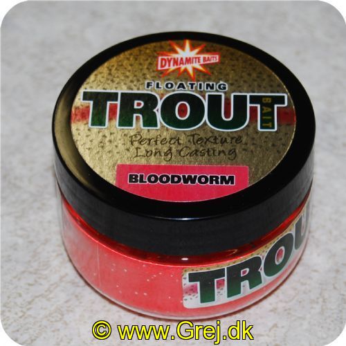 5031745204779 - Dynamite Bait - Rød med blodorm (Bloodworm) - 60 g - Formes let om krogen - Iøjenfaldende farve - Skaber unikt duftspor