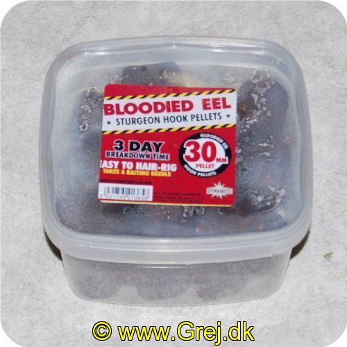 5031745213658 - Stør pellets Sturgeon Bloodied Eel Pellets 30 mm
De pellets med langsomt afgivne lokkende duftstoffer. Så de giver en god virkning over lang tid. Nemt at sætte på. Lang holdbar. Utrolig effektivt. For at navne nogle af de gode egenskaber.
En god bid til alle stør.