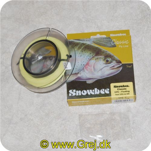5052076005743 - Snowbee Classic Trout CF6F - Head 30ft - Line 90ft - Klasse 6/10.8g - Lysegul - 
WF-F line. med flettet kerne. til en særdeles god pris.
Kort sagt. en kvalitets line til fornuftig og overkommelig pris.


   
