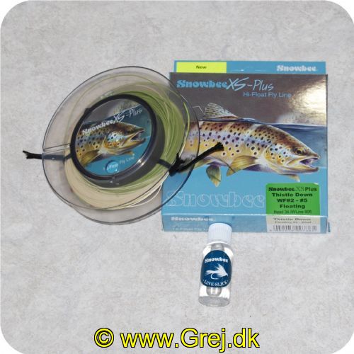5052076007365 - Snowbee XS Plus Thistie Down WF Klasse 2-5F - Head 34.5ft - Line 90ft - Tofarvet.


   

