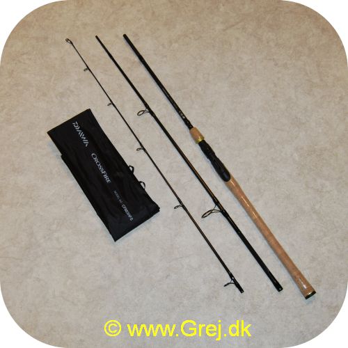 5055161890866 - Daiwa Crossfire  Combo spinnesæt 8 fod - Kastevægt 20-70 gram - tredelt - Hjul: Lawson WD3000 nylonline - Transportlængde: 99 cm