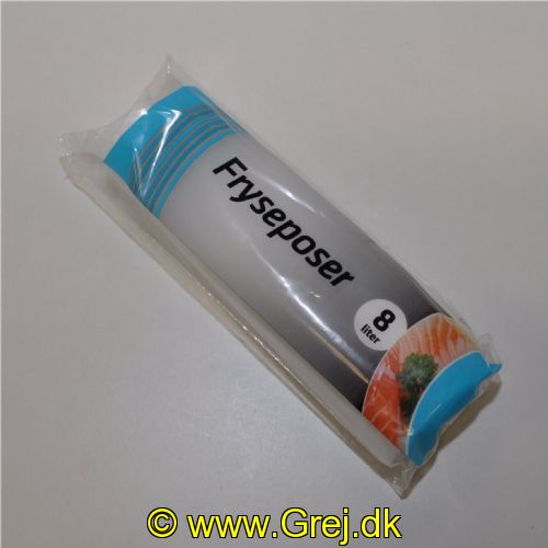 5703538466021 - Poser til opbevaring af fisk og andre fødevarer - 8 liters - 15 stk. pr. rulle
