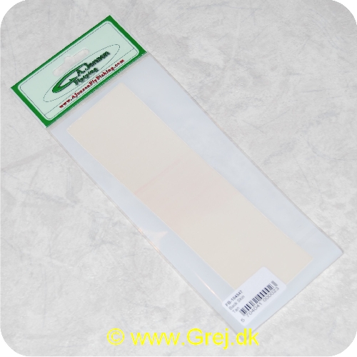5704041000023 - Oracle Back Skin  - Tan - Mat på den ene side, blank på den anden - Super til rygskjold på nymfer og reje