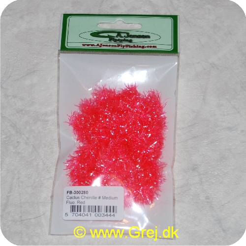 5704041003444 - Cactus Chenille  Medium    Fluo Red