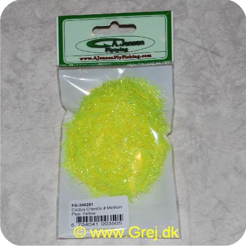 5704041003505 - Cactus Chenille  Medium    Fluo Yellow