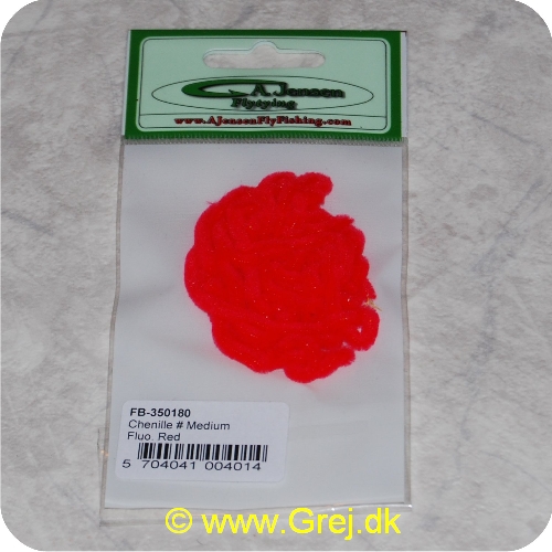 5704041004014 - Chenille  Medium         Fluo Red