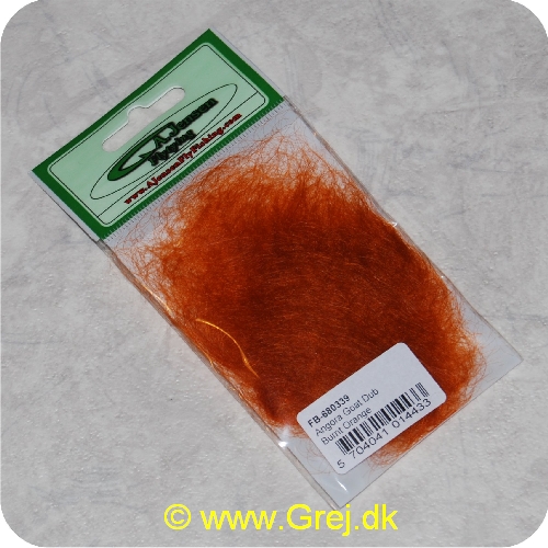 5704041014433 - Angora Goat Dub - Burnt Orange - Perfekt til alle fluer, men specielt til Lakse og havørredfluer - Giver fylde og er transparent